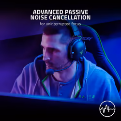 Razer BlackShark V2 - Premium Esports Gaming Headset (TriForce 50mm Drivers, HyperClear Cardiod Mic,  Noise Cancelation, THX Spatial Audio) ESL Ed.