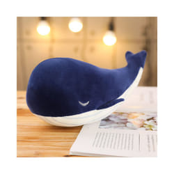 1pc 25CM Cartoon Super Soft Plush Toy Sea Animal Big Blue Whale Soft Toy
