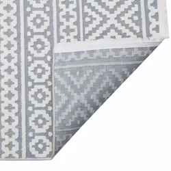 Concept Looms Jazz (Indoor/Outdoor) Rectangle Polypropylene (PP) Blue
