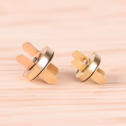 10Pcs Sewing Magnetic DIY Metal Snap Buttons Hand Needlework Accessories Clothes - gold, 18mm