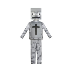 ) My World Kids Game Show Costume minecraft Halloween New Costume - grey, M(Suitable height 115-125cm