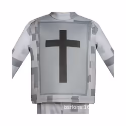 ) My World Kids Game Show Costume minecraft Halloween New Costume - grey, M(Suitable height 115-125cm