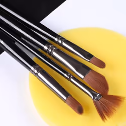 18 Pcs Artist Paintbrush Kit with Water Brush Sponge Mixing Knife Brush Bag Art Supplies for Acrylic Watercolor Gouache Painting