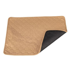 Dog Pee Pad Blanket Reusable Absorbent Diaper Washable Puppy Training Pad Pet Bed Urine Mat for Pet - khaki, 150*90cm