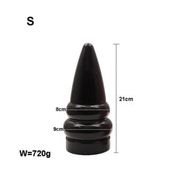 NEW Huge Anal Dildo Expansion Anal Plug Big Butt Plug Annal Dilator Masturbator Prostate Massager Adult Sex Toys For Men - A-Black-S
