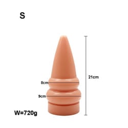 NEW Huge Anal Dildo Expansion Anal Plug Big Butt Plug Annal Dilator Masturbator Prostate Massager Adult Sex Toys For Men - A-Flesh-S