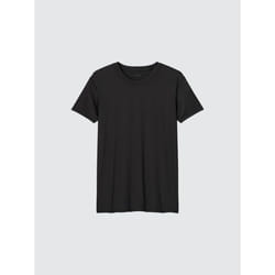 Uniqlo Japan Airism Crew Neck T  shorT Sleeve - 09 BLACK/XS
