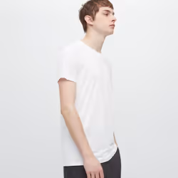 Uniqlo Japan Airism Crew Neck T  shorT Sleeve - 69 NAVY/XS