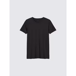 Uniqlo Japan Airism Crew Neck T  shorT Sleeve - 09 BLACK/XL