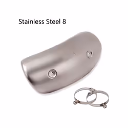 Motorcycle Exhaust Pipe Carbon Fiber Protector Heat Shield Cover Guard - 8-Yoshimura Sticker