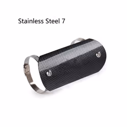 Motorcycle Exhaust Pipe Carbon Fiber Protector Heat Shield Cover Guard - 8-Yoshimura Sticker