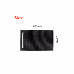 Replacement For Tesla Model S Center Console Storage Box Panel Cover Carbon Fiber Sticker Trim Decor Car Accessories