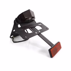 Tail Tidy License Plate Holder Bracket Fender Eliminator Kit Fit For Kawasaki - Dark Grey