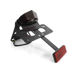 Tail Tidy License Plate Holder Bracket Fender Eliminator Kit Fit For Kawasaki - Dark Grey
