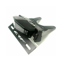 Motorcycle Accessories License Plate Holder Frame Cover Tail Tidy Turn - Clear