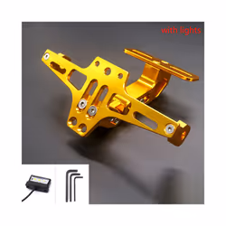 Adjustable CNC Aluminum Motorcycle Modified Rear License Plate Mount HolderMotor - Type 2