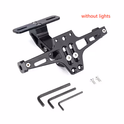 Adjustable CNC Aluminum Motorcycle Modified Rear License Plate Mount HolderMotor - Type 13