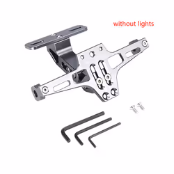 Adjustable CNC Aluminum Motorcycle Modified Rear License Plate Mount HolderMotor - Type 16
