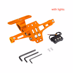 Adjustable CNC Aluminum Motorcycle Modified Rear License Plate Mount HolderMotor - Type 8