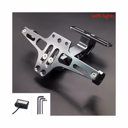Adjustable CNC Aluminum Motorcycle Modified Rear License Plate Mount HolderMotor - Type 5