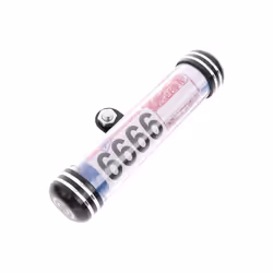 1pc Motorcycle Motorbike Tube Tax Disc Cylindrical Holder Frame License - black