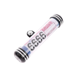 1pc Motorcycle Motorbike Tube Tax Disc Cylindrical Holder Frame License - black