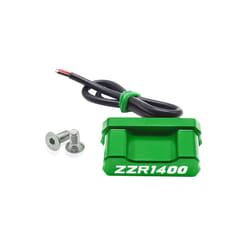 2023 2022 FOR KAWASAKI ZZR1400 ZZR 1400 2012-2021 2020 2019 2018 17 Adjustable - green LED lights