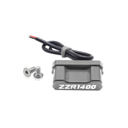 2023 2022 FOR KAWASAKI ZZR1400 ZZR 1400 2012-2021 2020 2019 2018 17 Adjustable - gray LED lights