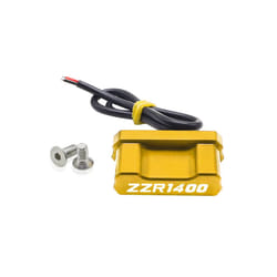 2023 2022 FOR KAWASAKI ZZR1400 ZZR 1400 2012-2021 2020 2019 2018 17 Adjustable - gold LED lights