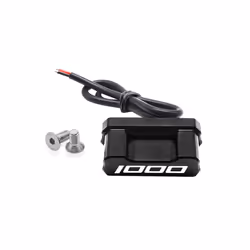 Rear License Plate Holder Bracket with Light Tail Tidy Fender Eliminator - black LED lights