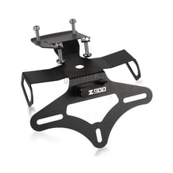 For Kawasaki Z900 Z 900 Tail Tidy License Plate Holder Fender Eliminator - z900 logo black