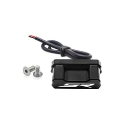 Accessory For APRILIA SR50 1978-1991 1990 1989 1988 SR 50 License Plate - black LED lights