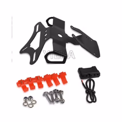 For Kawasaki Z900 Z 900 Tail Tidy License Plate Holder Fender Eliminator - no logo black