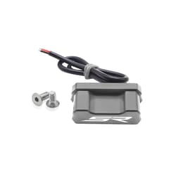 Accessory For APRILIA SR50 1978-1991 1990 1989 1988 SR 50 License Plate - gray LED lights
