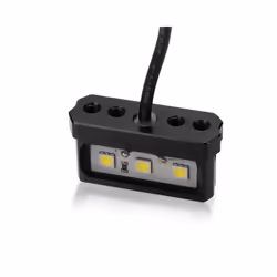 Motorcycle License Plate Mount Bracket Number Registration Holder For - Black LED light