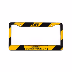 American Specification License Plate Frame License Plate Bracket Aluminum - 6