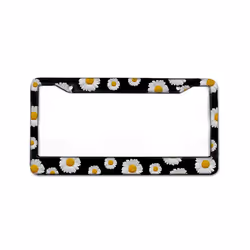 American Specification License Plate Frame License Plate Bracket Aluminum - 5