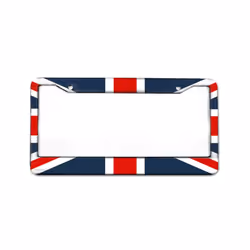 American Specification License Plate Frame License Plate Bracket Aluminum - 17
