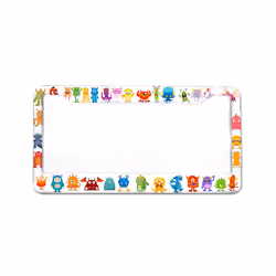 American Specification License Plate Frame License Plate Bracket Aluminum - 22