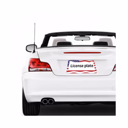 American Specification License Plate Frame License Plate Bracket Aluminum - 2