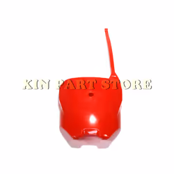 Front Plastic Number Plate Fender Cover Fairing for Honda CRF100 CRF80 - Red