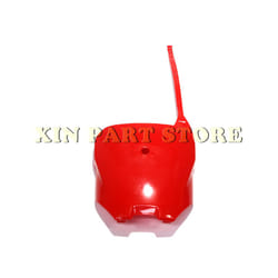 Front Plastic Number Plate Fender Cover Fairing for Honda CRF100 CRF80 - Red