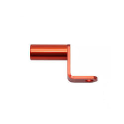 Alloy Motorcycle Mount Rearview Mirror Adapter Phone Bracket For Triumph - Orange