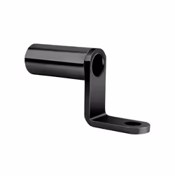 Alloy Motorcycle Mount Rearview Mirror Adapter Phone Bracket For Triumph - black
