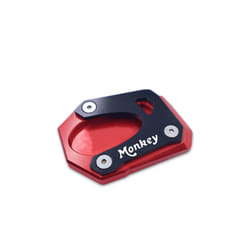 2022 Motorcycle CNC Kickstand Foot Side Stand Extension Pad Support Plate - Red