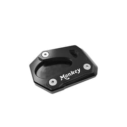 2022 Motorcycle CNC Kickstand Foot Side Stand Extension Pad Support Plate - black