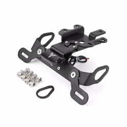 MT07 License Plate Holder For YAMAHA MT-07 FZ-07 2014-2023 YZF R7 2021 - black
