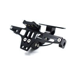 Motorcycle license plate bracket CNC aluminum alloy with LED For KTM 200 - Gold
