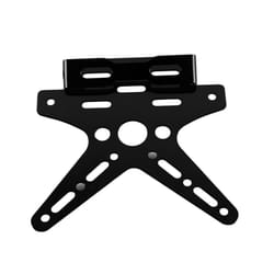 Electroplate Aluminum Alloy Motorcycle Rear License Plate Frame Motorbike - black