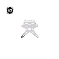 High quality Alloy Universal Motorcycle License Plate Holder Mount Bracket - Silver